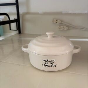 White Ceramic Baking Dish